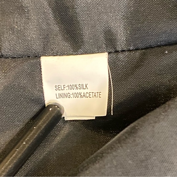 Kay Unger Black Strapless Tiered Evening Gown - Picture 9 of 11